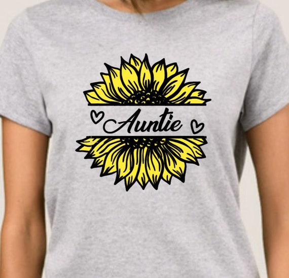 Auntie Svg Sunflower Svg Aunt Svg Best Aunt Auntie Auntie Etsy