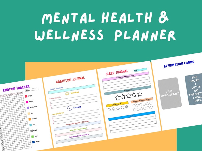Printable ADHD Planner for Kids, ADHD Planner Student, School Checklist ...