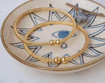 Gold twisted rope cuff, stacking wristband bracelet, stacking rope bracelet boho delicate minimalist adjustable, free people style