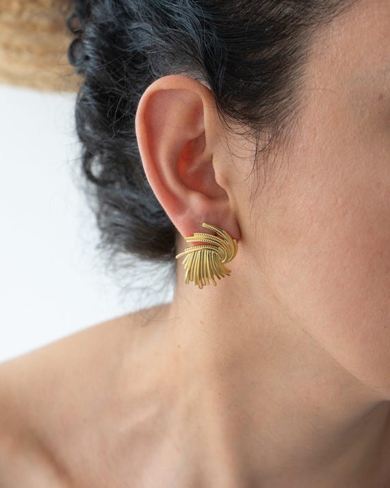 18ct アクセサリー 【MISSOMA】WAVE ラージ フープ イヤリング 18ct アクセサリー 【MISSOMA】WAVE ラージ フープ イヤリング