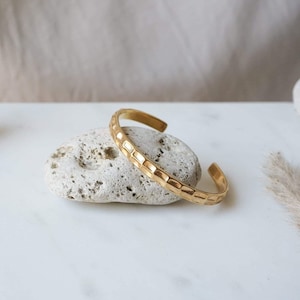 Antique gold hammered cuff, stacking wristband bracelet stack, stacking ethnic bracelet boho delicate minimalist free people style, 6-7.5 in