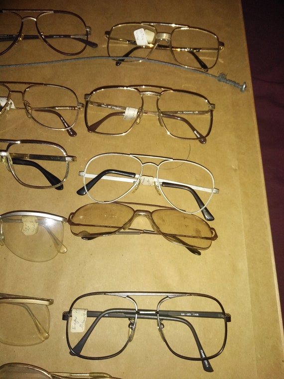 Vintage eyeglass frames from a variety of designe… - image 9