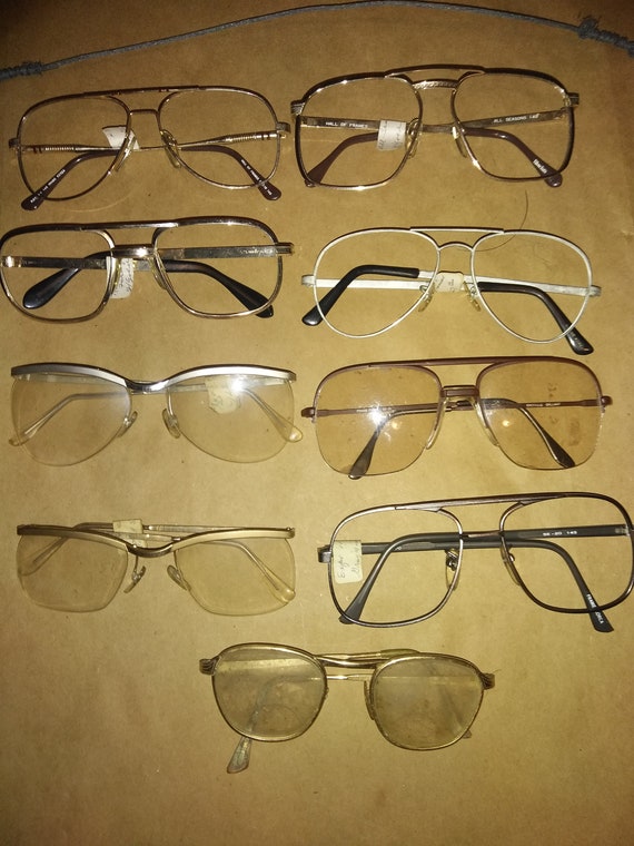 Vintage eyeglass frames from a variety of designe… - image 7