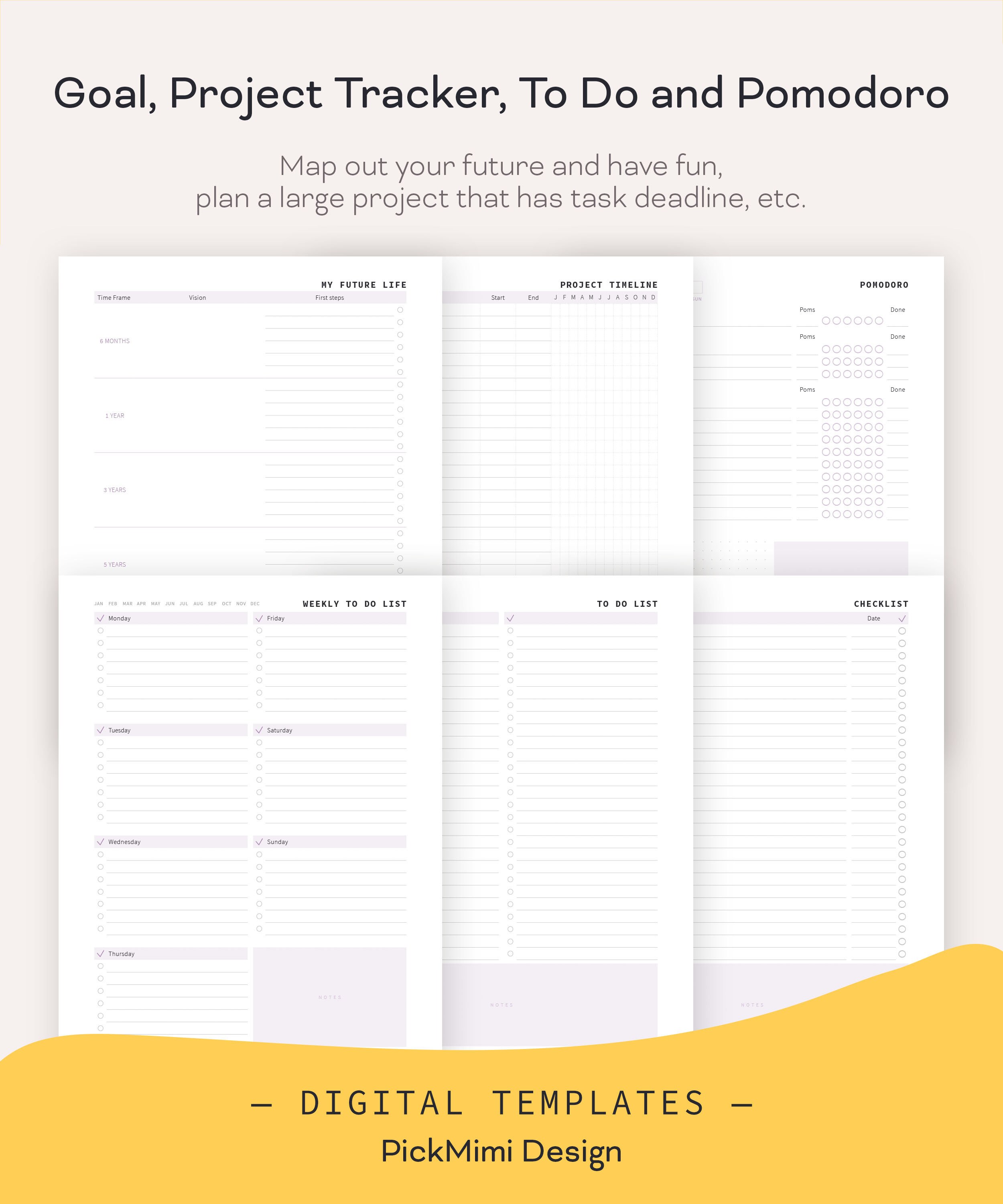 Success Planner / Productivity Planner Printable Pack for | Etsy