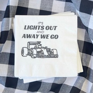 Lights Out and Away We Go Napkins