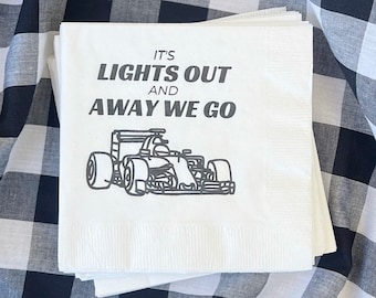 Lights Out and Away We Go Napkins