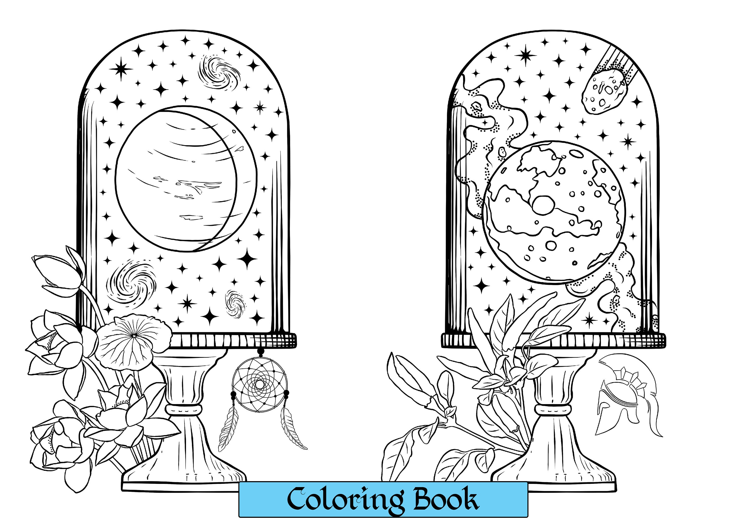 the-planets-coloring-pages-a4-version-coloring-book-of-etsy
