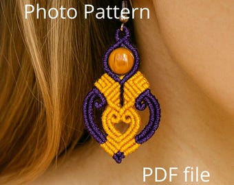 DIY Micro Macrame Natural Stone Jewelry - PDF Digital Download, over 100 pictures