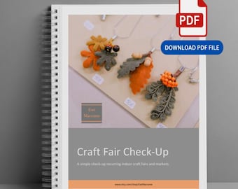 Craft Fair Check-Up | Market Vendor Planner & Workbook | Event Setup Printable | Local Market PDF