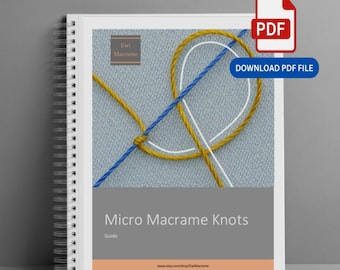 Printable Micro Macrame Knot Reference Guide PDF | Essential Knots for Jewelry Making