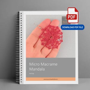 Mikro-Makramee-Mandala-Muster: DIY-Videoanleitung (PDF-Download)