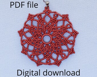 Knots, pattern and video transcript, PDF file with additional resources for DIY video tutorial from EwiMacrame YouTube channel, Micromacrame