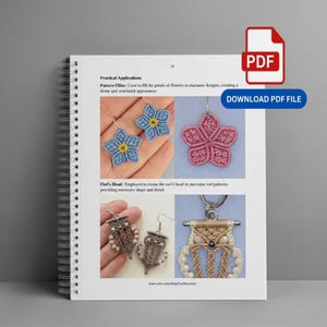 Micro Macrame Knots and Practical Applications PDF Guide (English, Deutsch, Español, Française) image 5