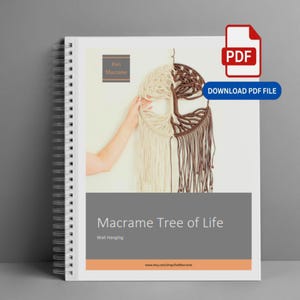 DIY Macrame Tree of Life Pattern: Photo Tutorial (PDF Download)