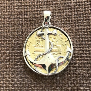 ATOCHA Coin Pendant Design Era 1600-1700 Gold Coin Sunken Treasure Shipwreck Coin Jewelry