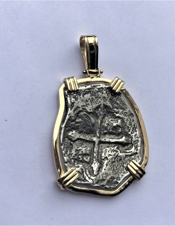 shipwreck coin pendant