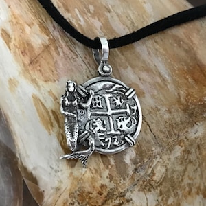 Mermaid Pendant Atocha Coin Sterling SilverSunken Treasure Jewelry