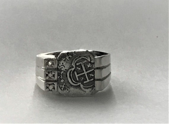 Atocha Coin Ring Sterling Silver Mens Ladies Treasure Jewelry - Etsy