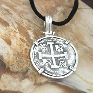ATOCHA Coin Pendant Design Era 1600-1700 Sunken Treasure Shipwreck Coin Jewelry