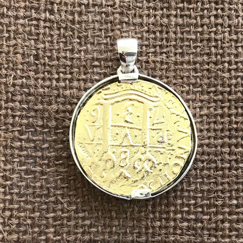 Atocha Re-creation Coin Pendant Sterling Silver - Maritime Treasure