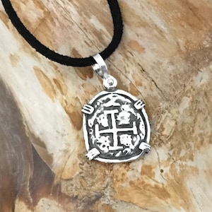 ATOCHA Coin Pendant Design 1600-1700 Era 925 Silver Sunken Treasure Coin Jewelry
