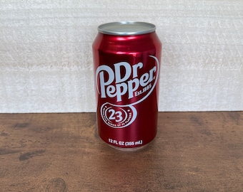 Dr Pepper Recycled Can Candle