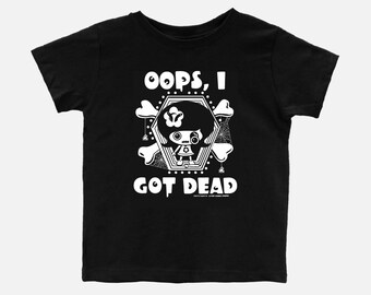 Oopsy Daisy "Oops, I Got Dead" Kleinkind T-Shirt