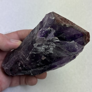 LARGE Thunder Bay Amethyst Quartz Crystal Point Auralit mit Malachit, Neufund