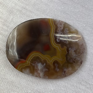 RARE ( 49 ct. ) Kentucky Agate Designer Cabochon from Estill County, Kentucky