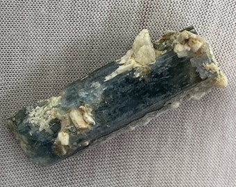Fluorescent__CLEAR TERMINATED Dark Blue Aquamarine Crystal__Namibia , Africa