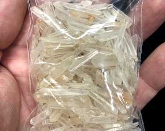 100 GRAMS NATURAL Clear Quartz Crystal Jewelry Points