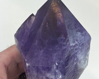 アメトリンクリスタル：ボリビアのアナイ鉱山産のアメジストとシトリン