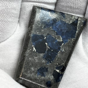 RARE ( 116.5 ct. ) Polished Lazulite Designer Cabochon from Graves Mountain, Lincoln County, GA