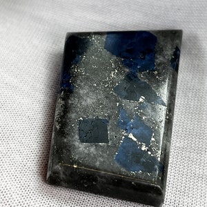 RARE ( 69 ct. ) polierte Lazulite Designer Cabochon vongraves Mountain, Lincoln County, GA