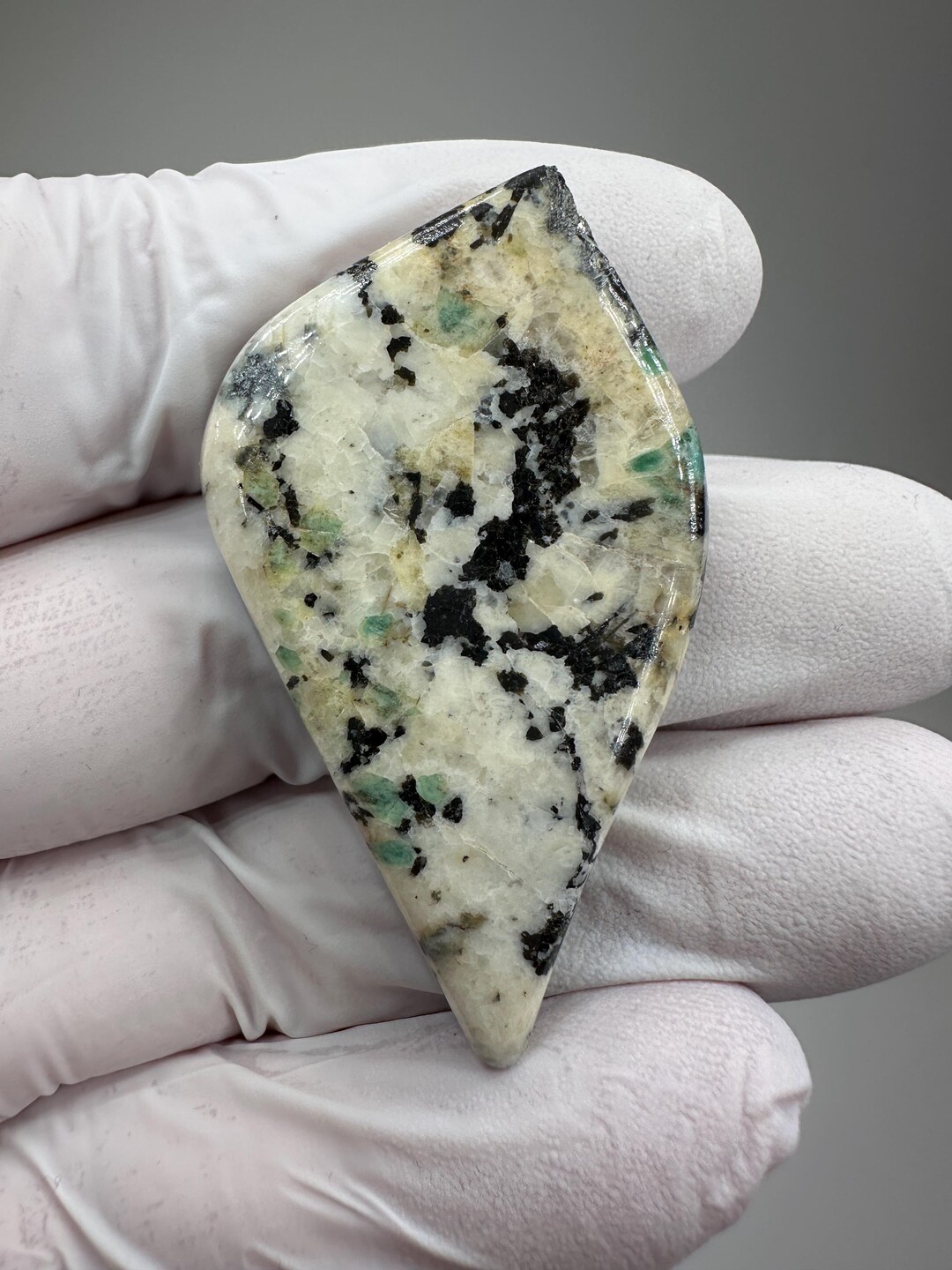 RARE ( 118 Ct. ) Emerald in Matrix Designer Cabochon From Crabtree ...