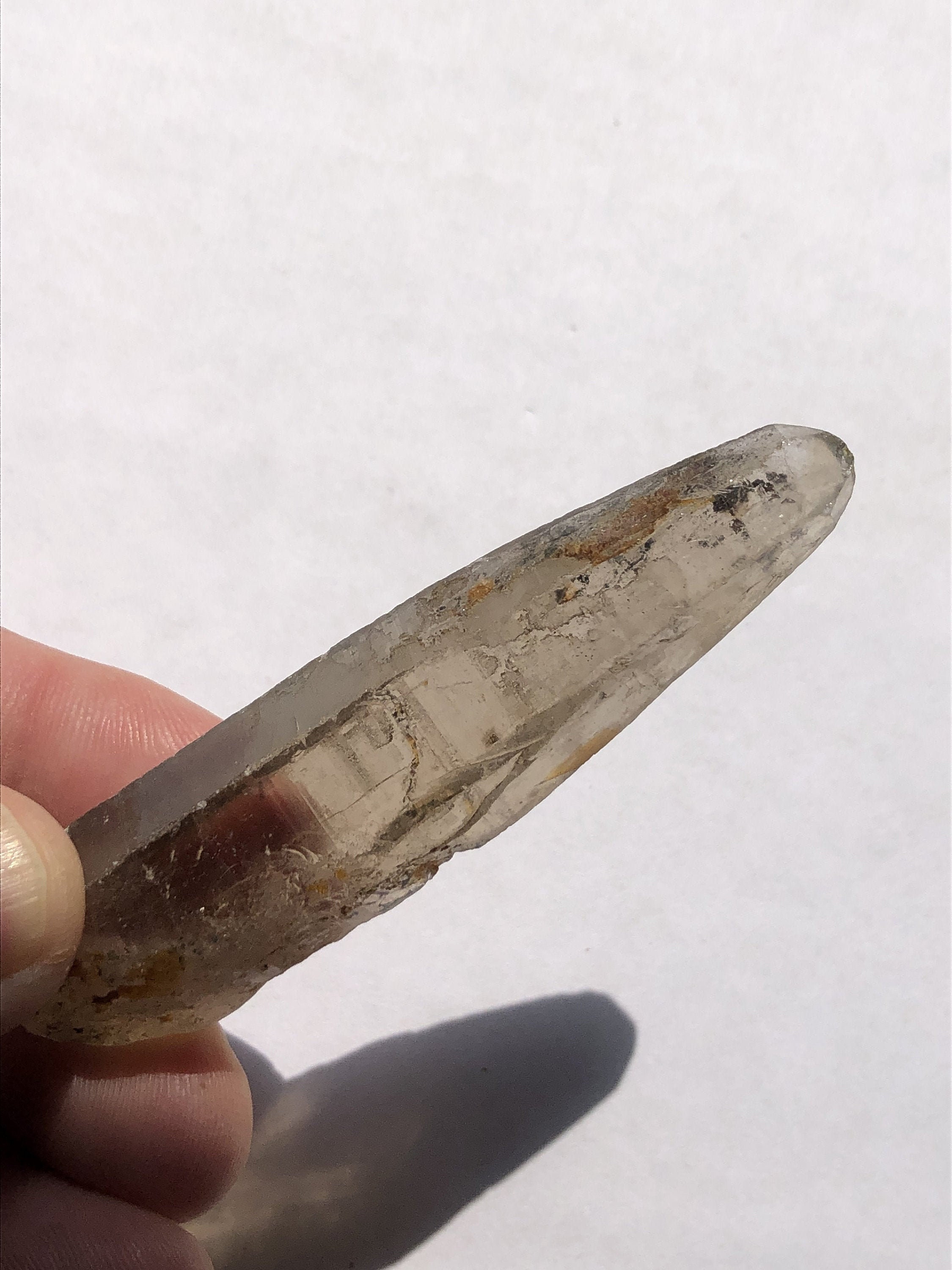 3 3/8 インチ ラージ スモーキー レムリアン クォーツ クリスタル