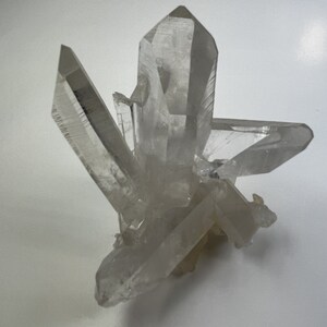 OPTICAL CLEAR__Incredible High End Display___LARGE Arkansas Quartz Crystal Cluster