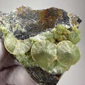 Large RARE GREEN Wavellite Specimen from Mt.Ida, Arkansas