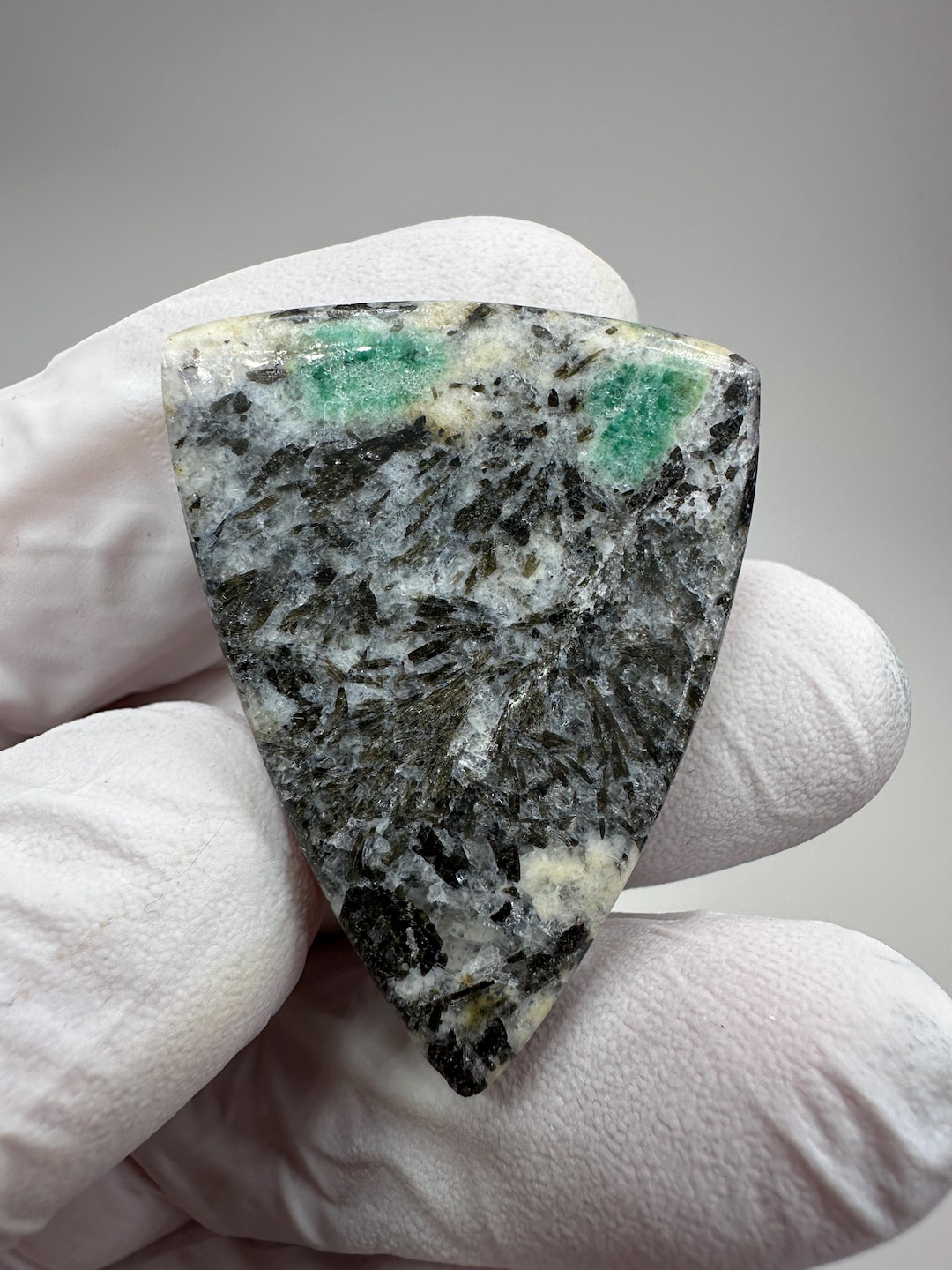 RARE ( 70.5 Ct. ) Emerald in Matrix Designer Cabochon From Crabtree ...