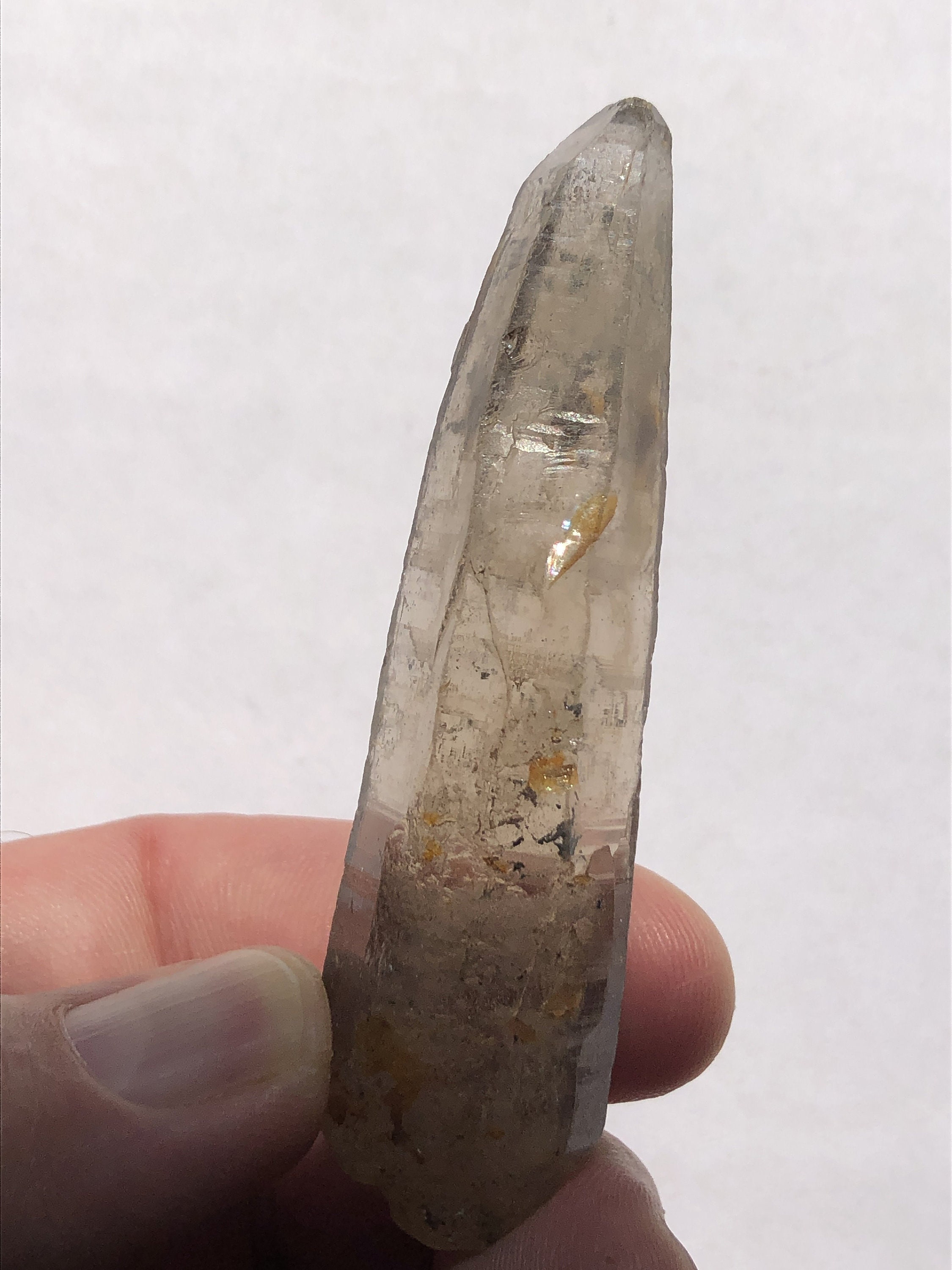 3 3/8 インチ ラージ スモーキー レムリアン クォーツ クリスタル