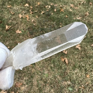 Optical Grade___Lemurian Point__Clear Arkansas Quartz Crystal