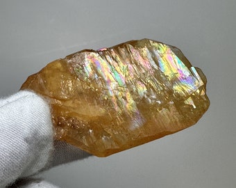 Incredible Rainbows___Beautiful Natural Solaris Arkansas Quartz Crystal Tabby Oddity Point