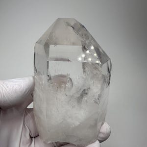 Beautiful Large Clear Arkansas Quartz Crystal Point