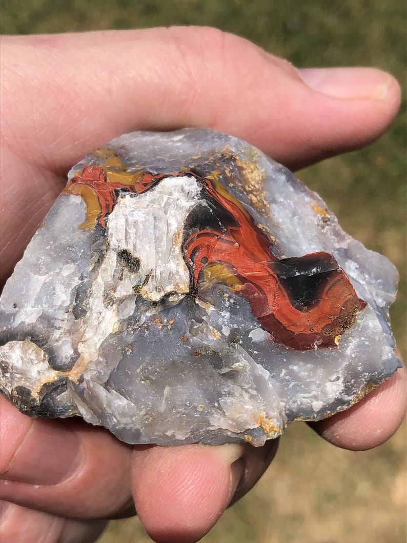 Large Natural Kentucky Agate Rough From Estill County Etsy