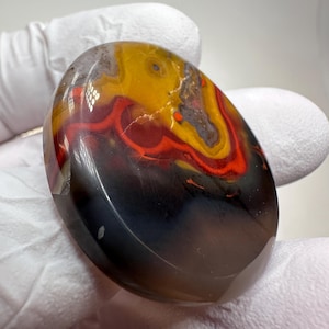 RARE ( 82 ct. ) Kentucky Agate Designer Cabochon from Estill County, Kentucky