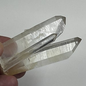OPTICAL CLEAR__Incredible High End Display___LARGE Arkansas Quartz Crystal Cluster