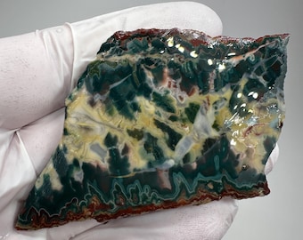 NEW Find___large RARE ( 161.7 Gram) Idaho Wildfire Sunset Jasper