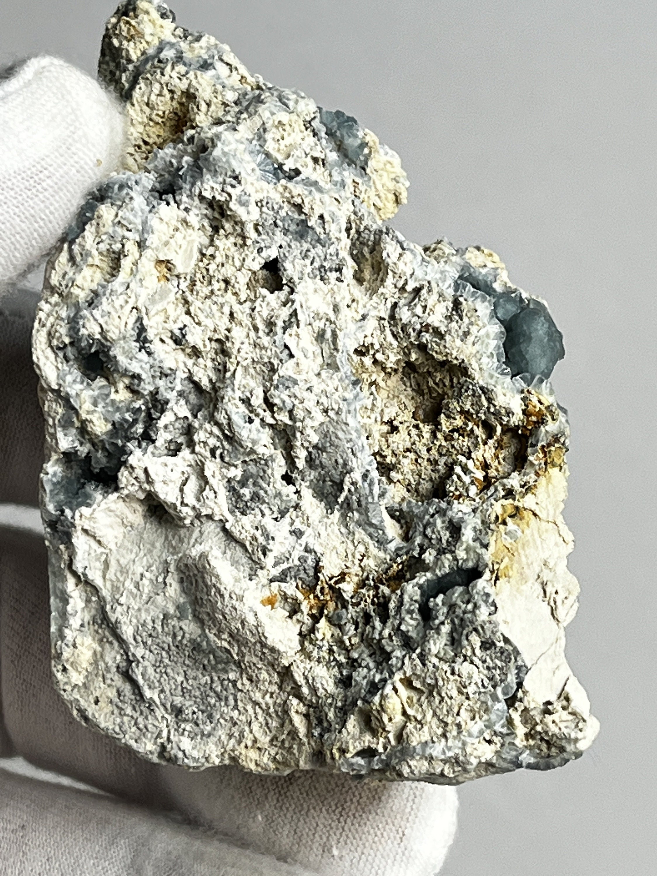 超希少❗️ユーログランデスーパー6 ビンテージ　マルシャルOEM FRANCE Incredible Luster___large VERY RARE BLUE Wavellite Specimen