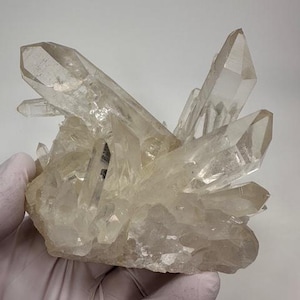 Highest Quality___Large Clear Arkansas Quartz Crystal Cluster