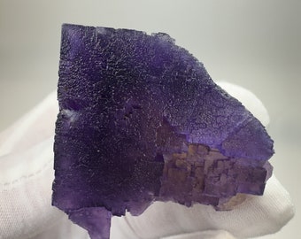 Large Clear Purple Fluorite Specimen - Hastie's Quarry, Cave-in